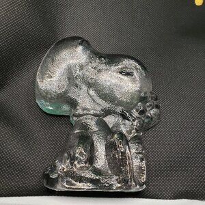 Glass Snoopy from Peanuts cartoon